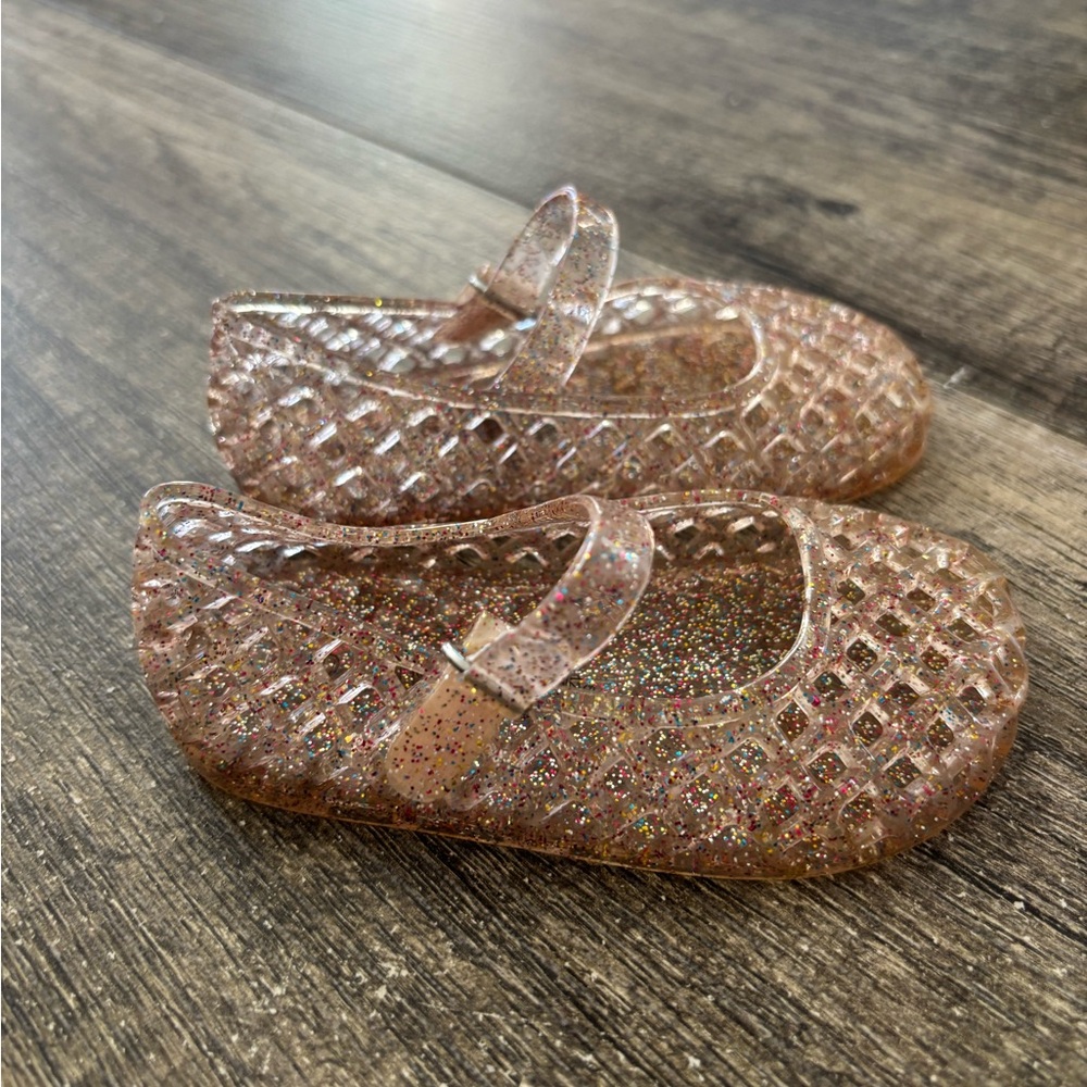 Old navy toddler girl sparkly jelly shoes - Picture 2 of 3